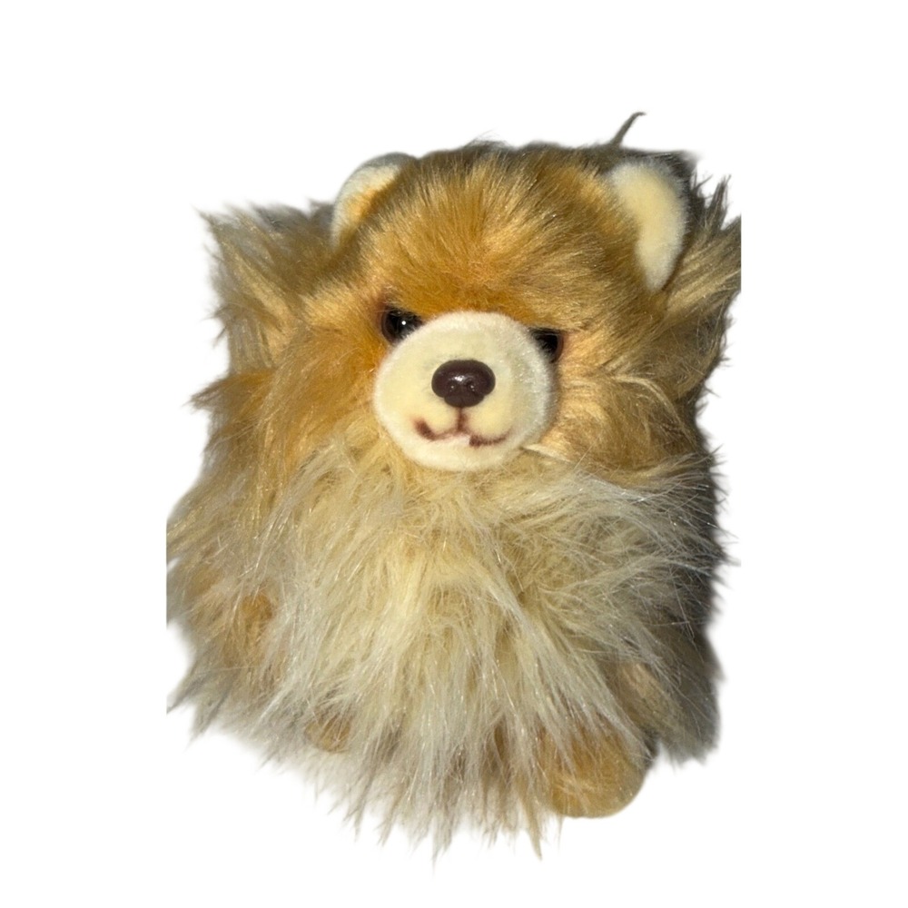 GUND Boo The Worlds Cutest Dog Pomeranian Plush Stuffed Animal Tan realistic 9"